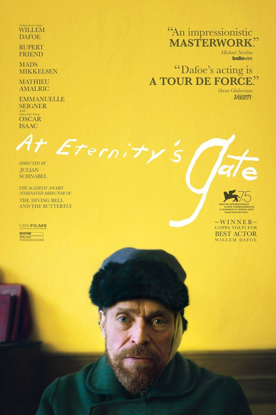 At Eternity’s Gate-Van Gogh: Sonsuzluğun Kapısında