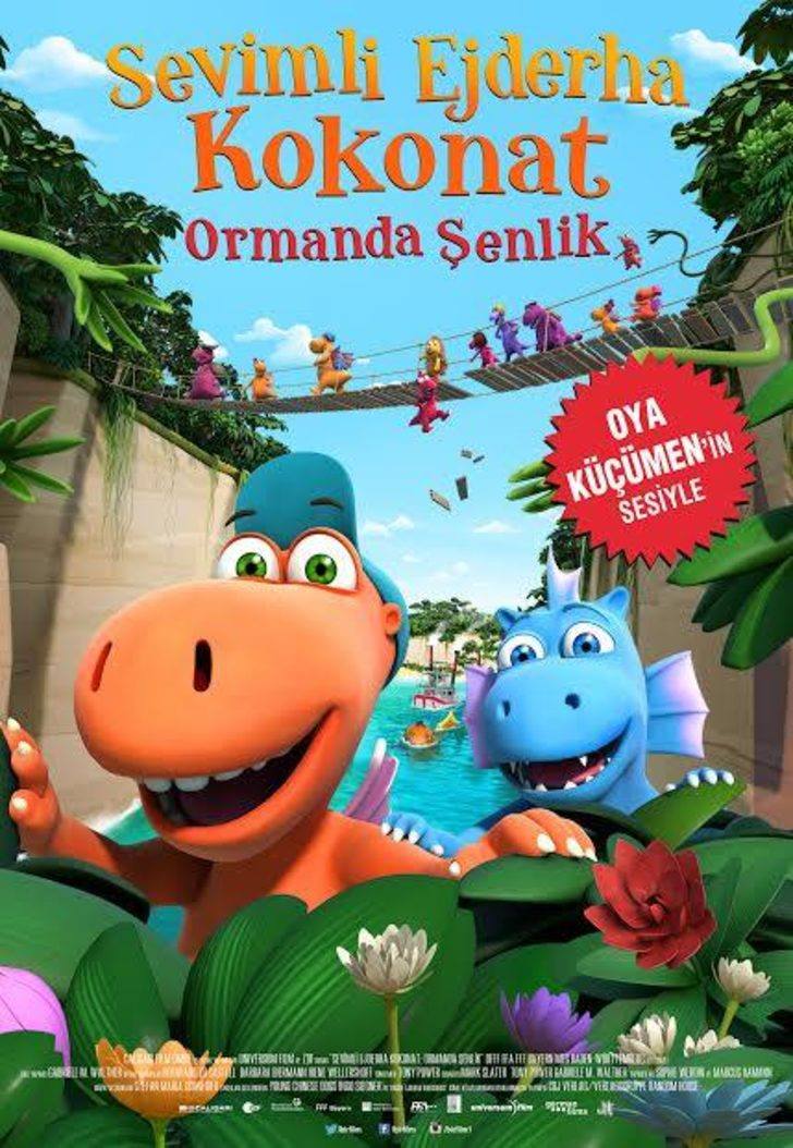 The Little Dragon: Into the Jungle-Sevimli Ejderha Kokonat: Ormanda Şenlik