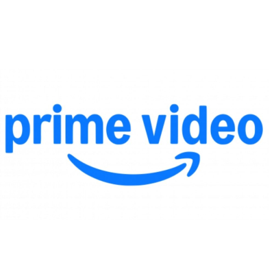 AMAZON PRIME Beyaz arka plan üzerinde tamamı parlak mavi renkte prime video yazıyor. Metnin altında, p harfinin altından başlayıp v harfine doğru uzanan, ucu yukarı bakan bir ok şeklinde kavisli bir çizgi yer alıyor. Bu çizgi gülen bir ağız ifadesini andırıyor.