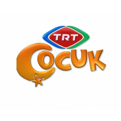 TRT ÇOCUK Beyaz zemin üzerinde, üstte kırmızı bir baklava dilimi  biçimi içinde beyaz TRT yazısı; altında ise büyük, turuncu ve tombul harflerle yazılmış ÇOCUK ibaresi. Ç harfinin alt noktası yerine küçük turuncu bir yıldız kullanılmış.